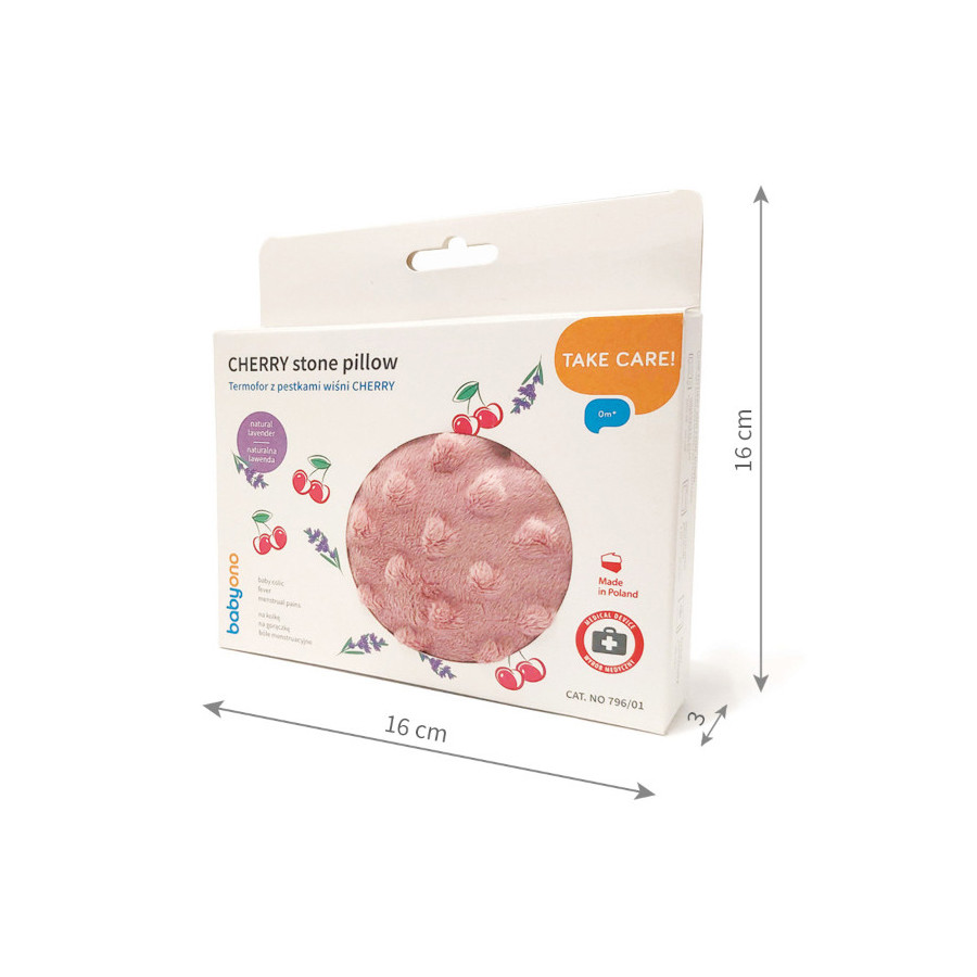 Babyono Termofor z pestek wiśni i suszonej lawendy