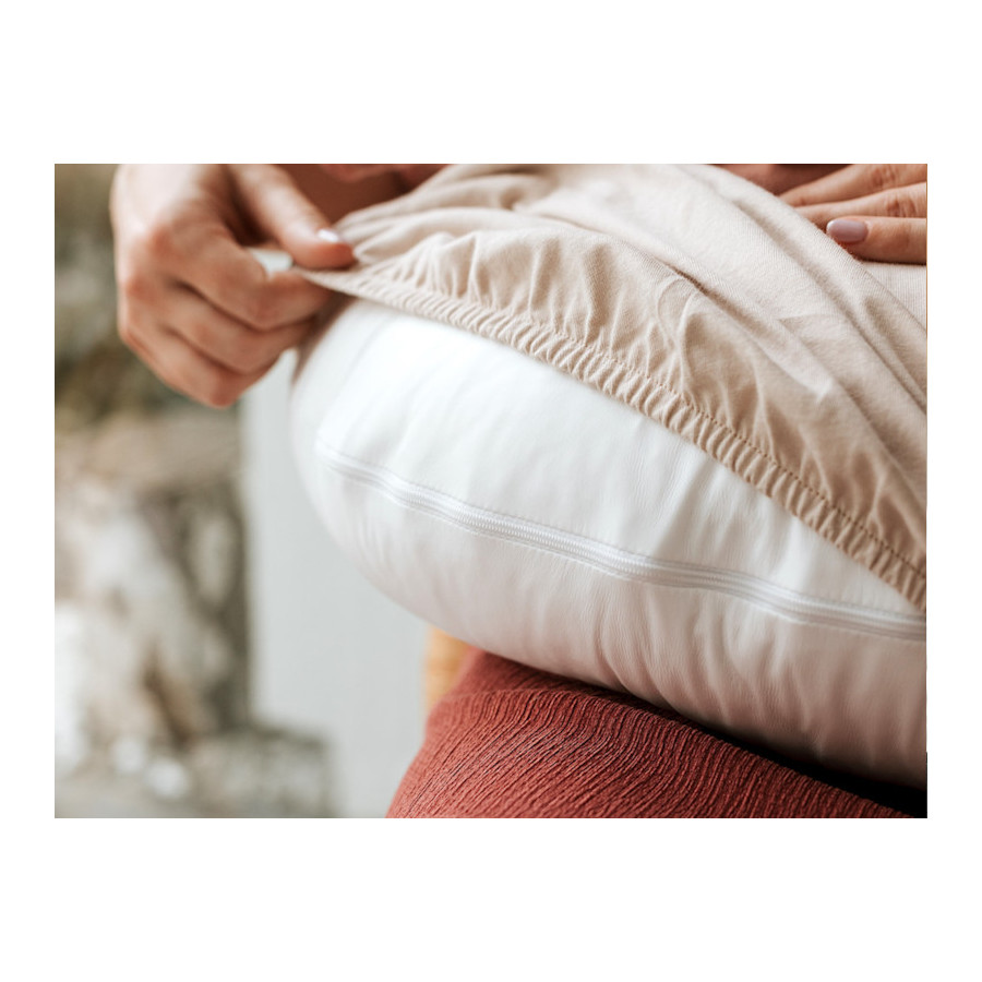 Poofi Pokrowiec na Poduszka do karmienia Hygenic Pudrowy