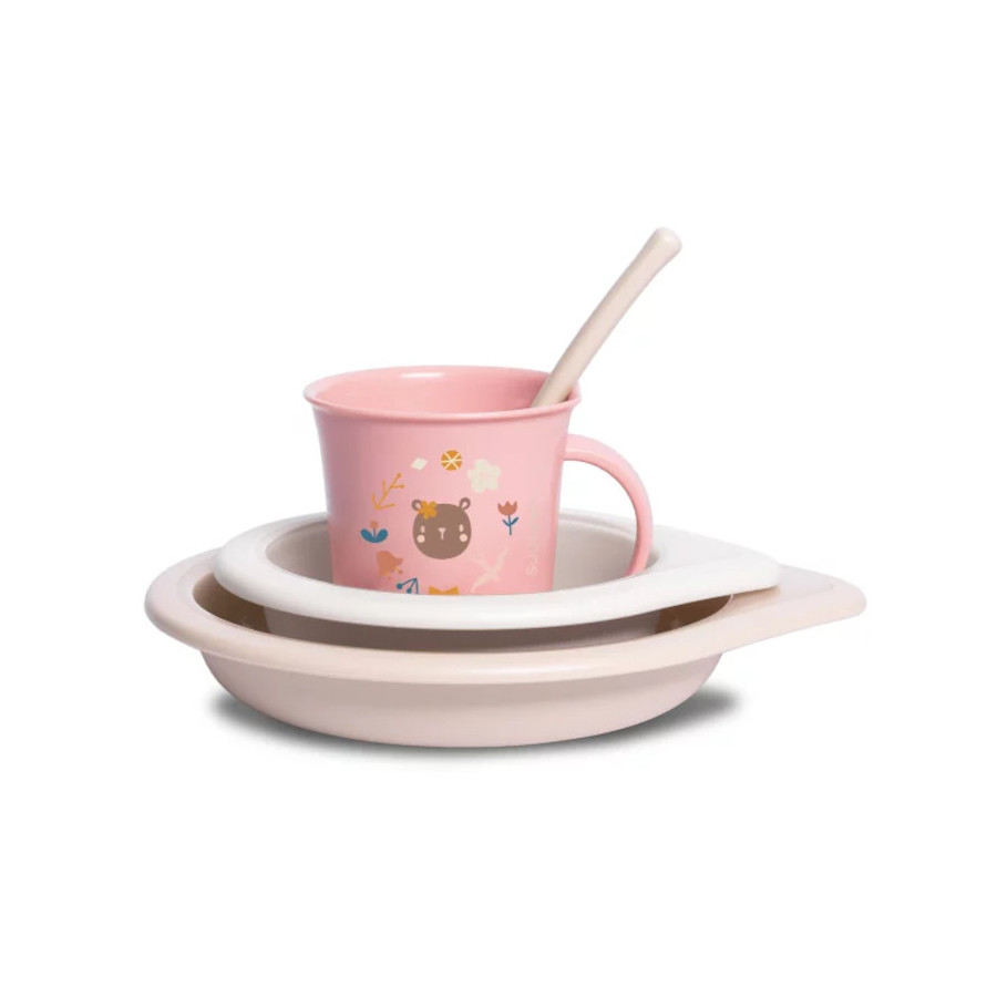 Suavinex Zestaw naczyń do samodzielnego jedzenia Forest