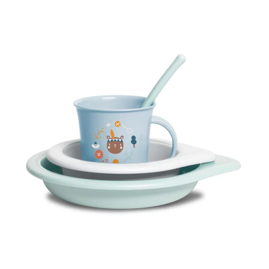 Suavinex Zestaw naczyń do samodzielnego jedzenia Forest