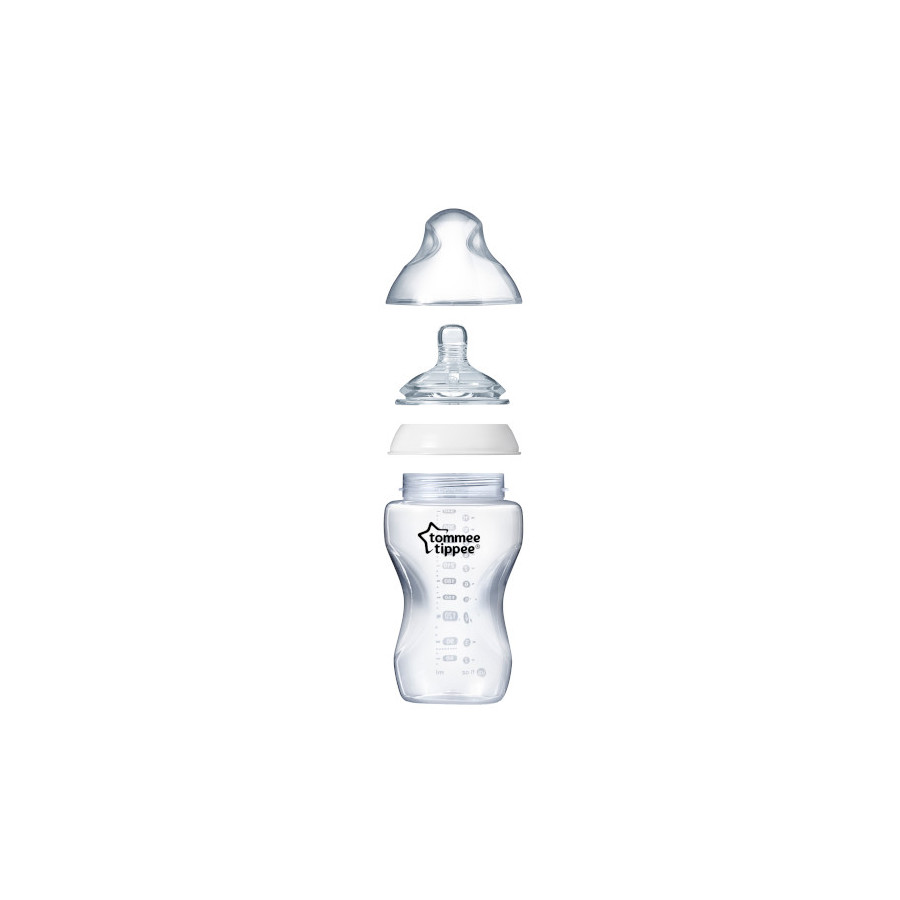Tommee Tippee Butelka antykolkowa 340ml 3m+ średni przepływ