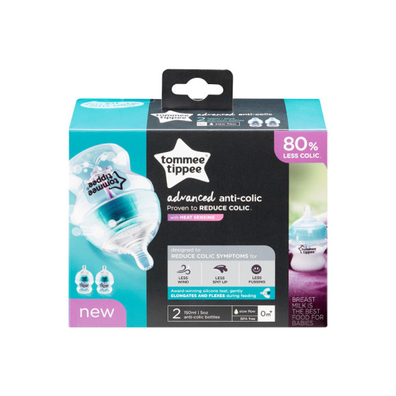 Tommee Tippee Butelka Anti-Colic Advanced 150ml 2 sztuki