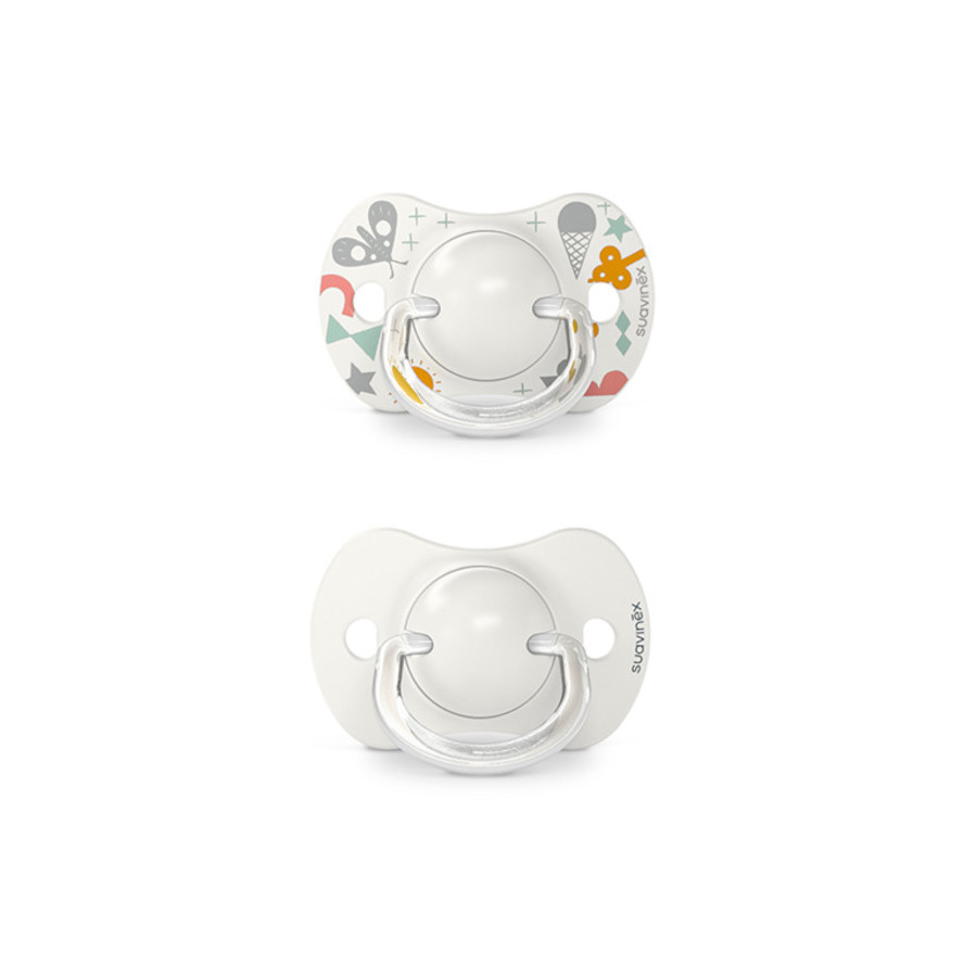 Suavinex Smoczek fizjologiczny SX PRO 0-6m+ silikonowy 2 sztuki