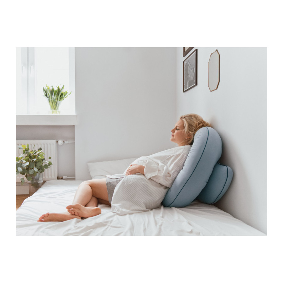 Poofi Pokrowiec bawełniany na poduszkę ciążową do spania Piwonia