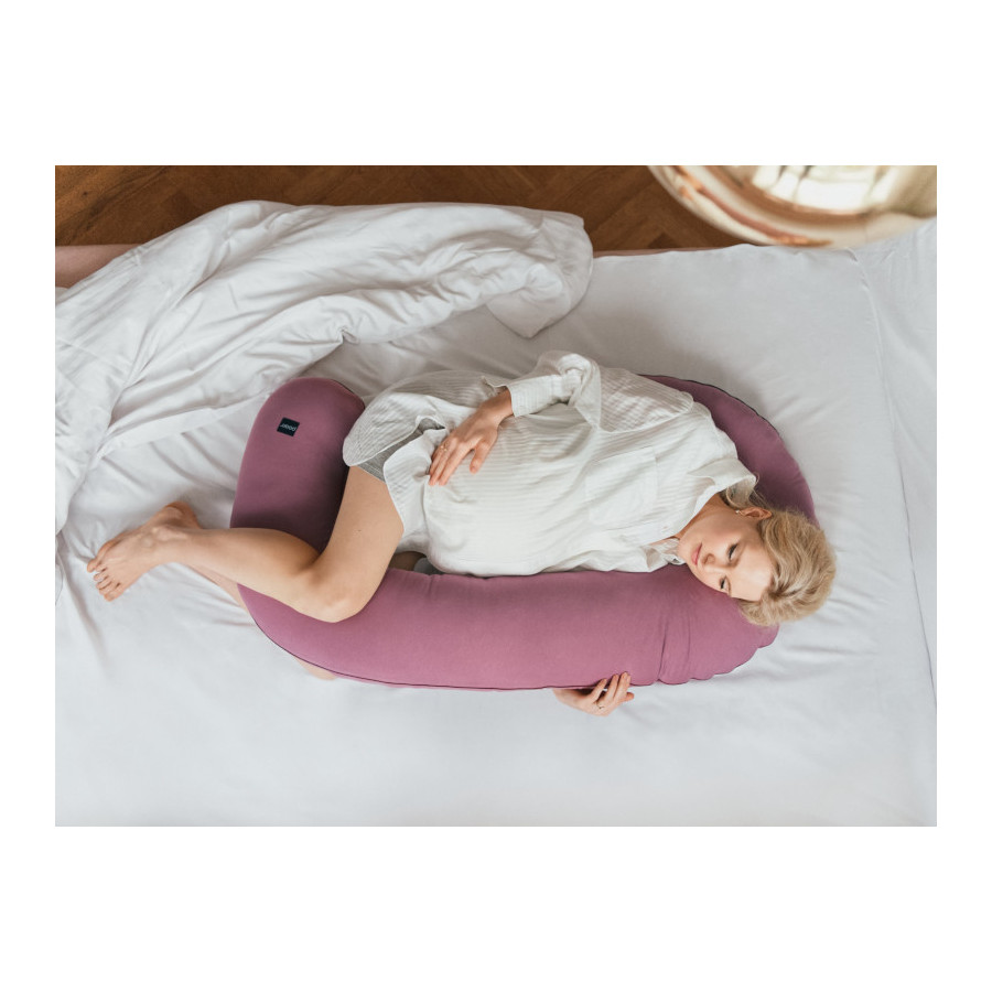 Poofi Pokrowiec bawełniany na poduszkę ciążową do spania Morela