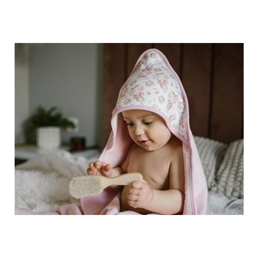 Babyono Okrycie kąpielowe ręcznik frotte 100x100cm