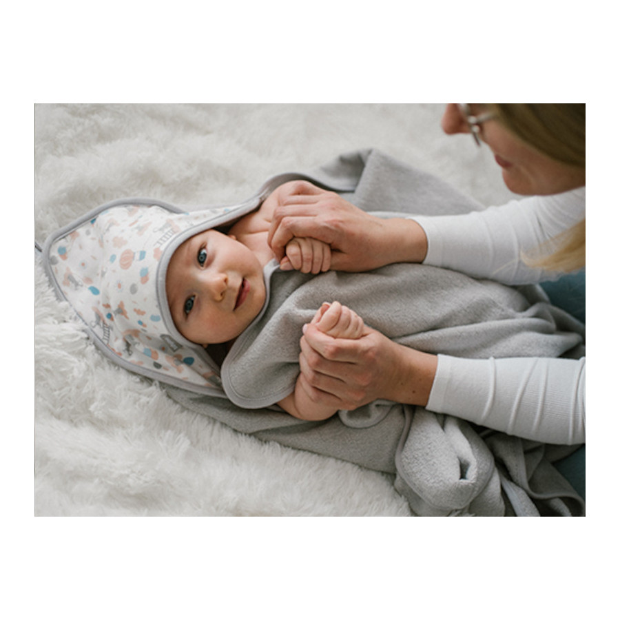 Babyono Okrycie kąpielowe ręcznik frotte 100x100cm