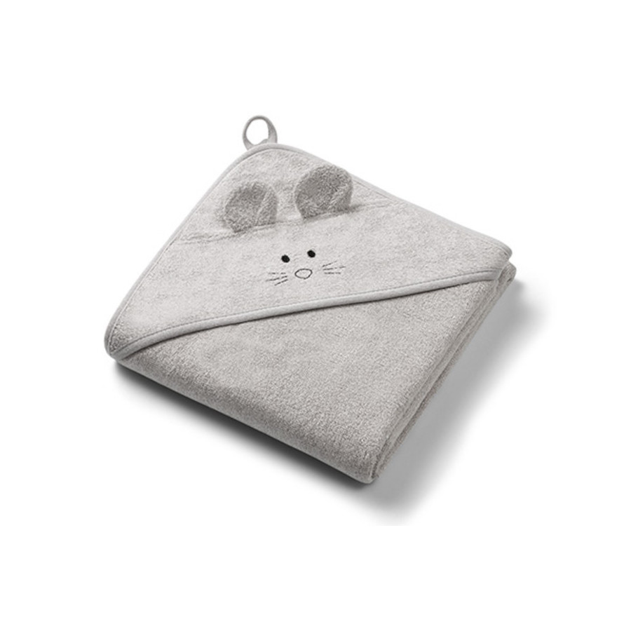 Babyono Okrycie kąpielowe dla dzieci ręcznik bambus 100x100cm