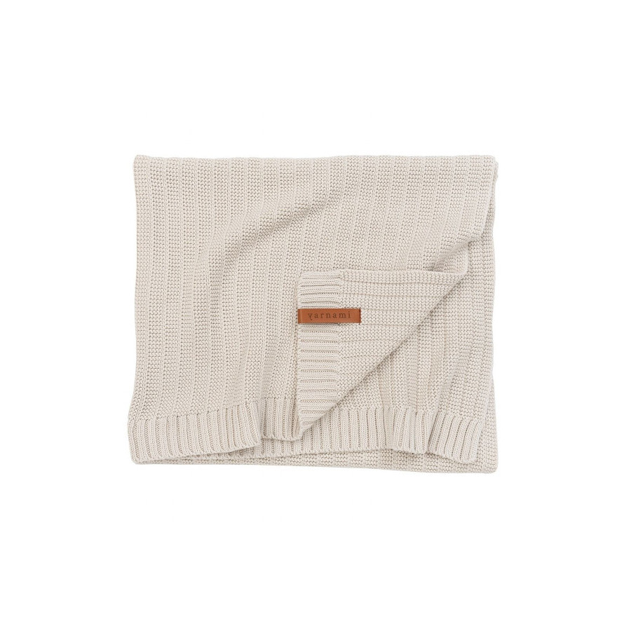 Yarnami Kocyk bawełniany Simple 80x100cm Eukaliptus