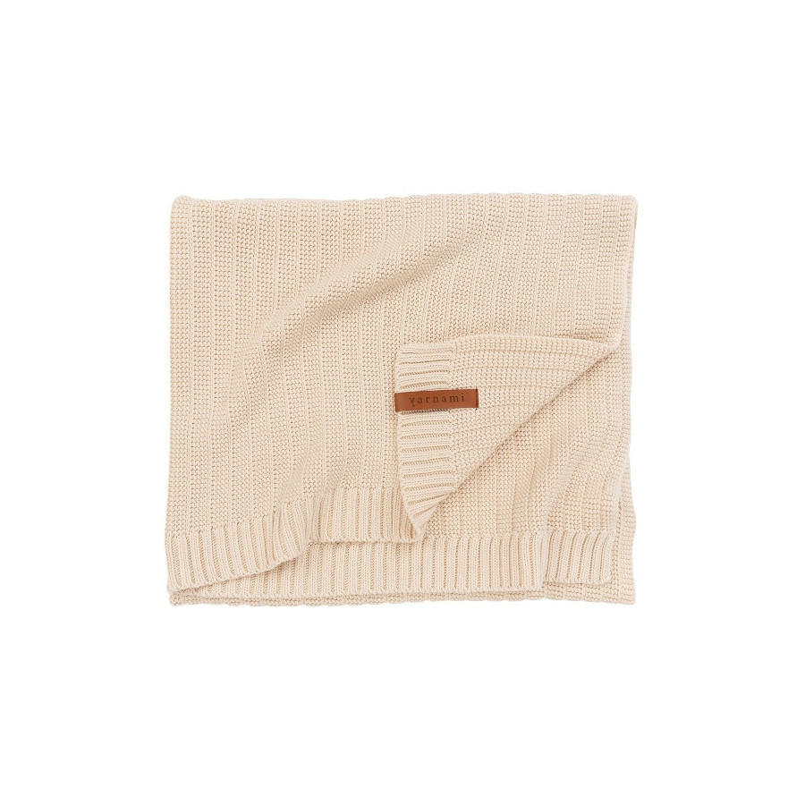 Yarnami Kocyk bawełniany Simple 80x100cm Eukaliptus