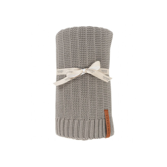 Yarnami Kocyk bawełniany Simple 80x100cm Kremowy