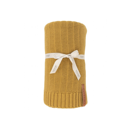 Yarnami Kocyk bawełniany Simple 80x100cm Ceglany