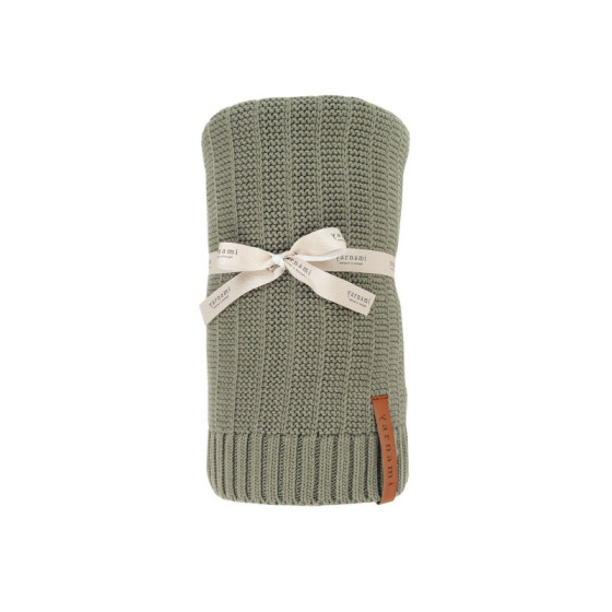 Yarnami Kocyk bawełniany Simple 80x100cm Musztardowy