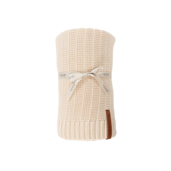 Yarnami Kocyk bawełniany Simple 80x100cm Musztardowy