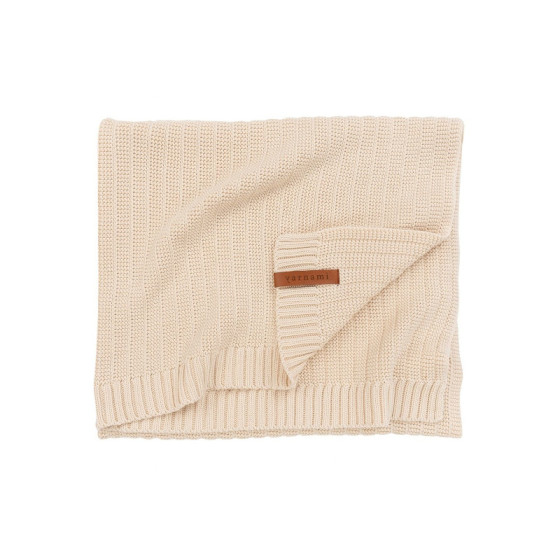 Yarnami Kocyk bawełniany Simple 80x100cm Musztardowy