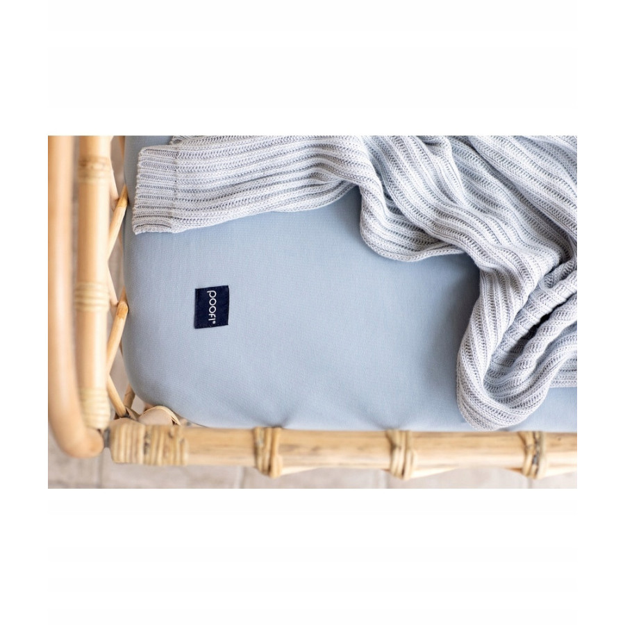 Poofi Prześcieradło bawełniane do dostawki 90x53cm Piwonia