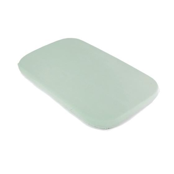 Poofi Prześcieradło bawełniane do dostawki 90x53cm Szare