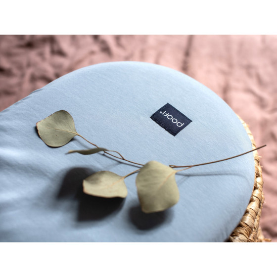 Poofi Prześcieradło bawełniane do wózka gondoli 75x35cm Szałwia