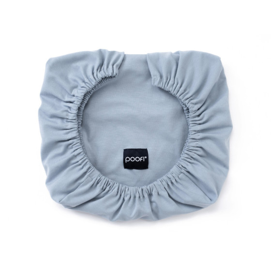 Poofi Prześcieradło bawełniane do wózka gondoli 75x35cm Szary