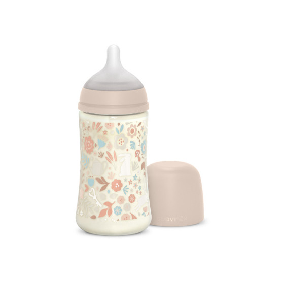 Suavinex Butelka antykolkowa 270 ml smoczek M 3m+ Wonderland