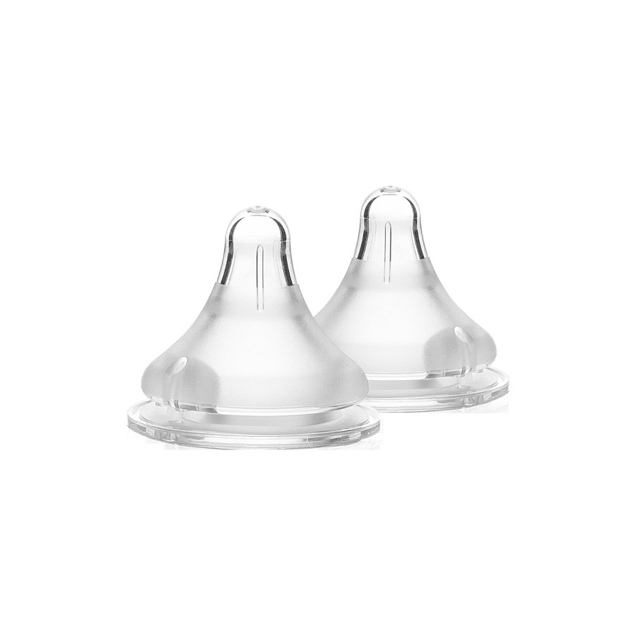 Lansinoh Smoczek do butelki Natural Wave o szybkim przepływie F 2 sztuki