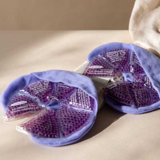 Lansinoh Therapearl Kompres żelowy 3w1 na piersi.