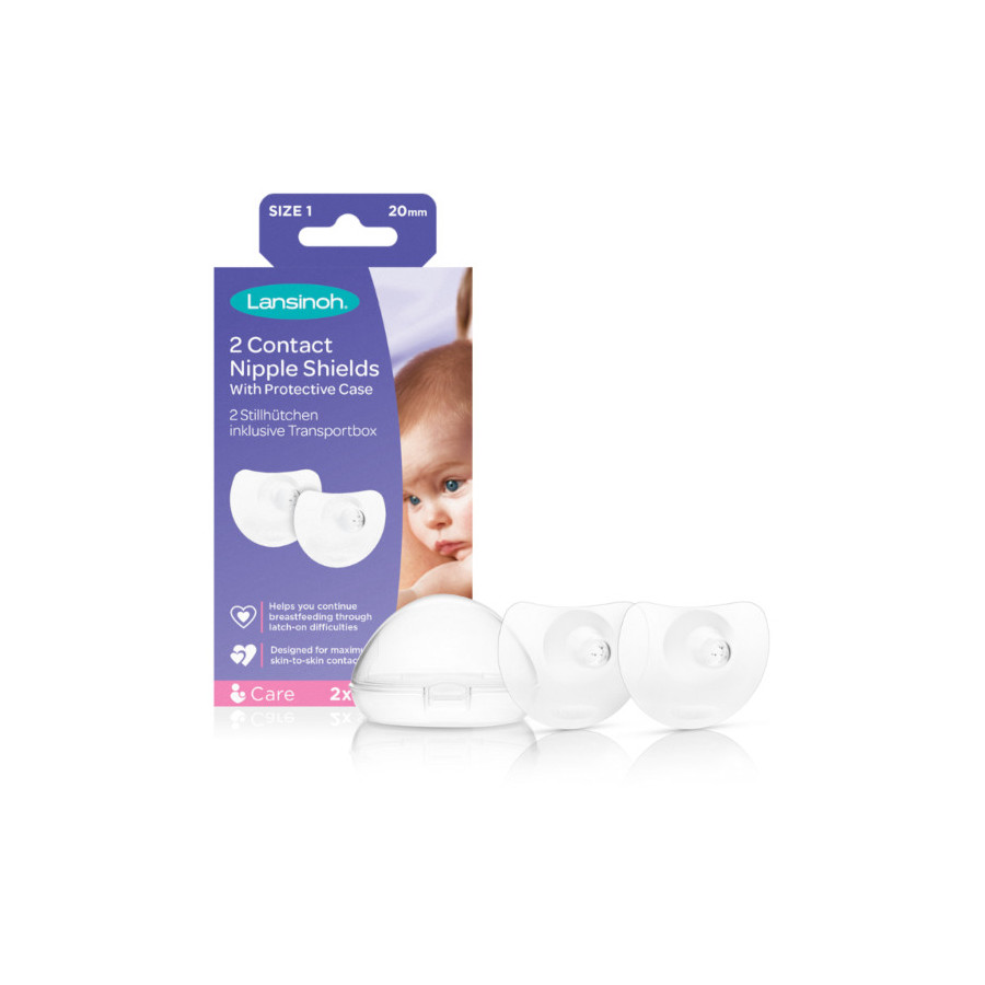 Lansinoh Osłonki na sutki piersi silikonowe size 2 24mm 2 sztuki