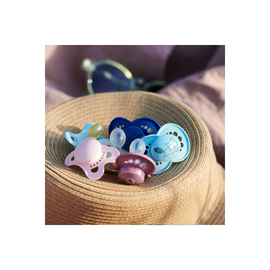 MAM Baby Smoczek uspokajający 2 miesiące+ Original Night 2 sztuki