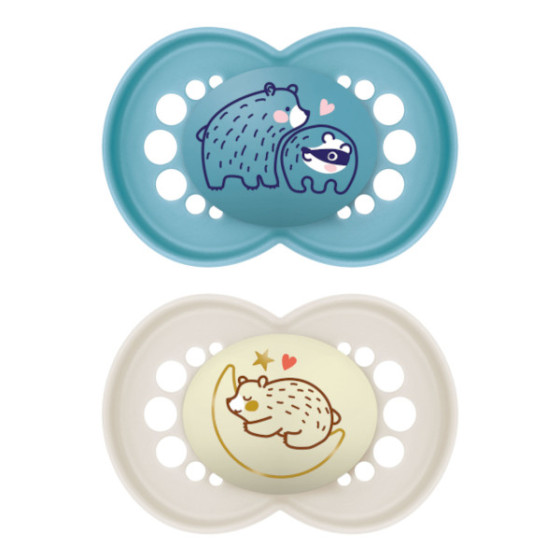 MAM Baby Smoczek uspokajający 6m+ Original Day&Night