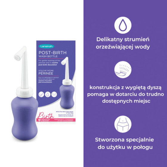 Lansinoh Butelka poporodowa do podmywania prysznic 360ml