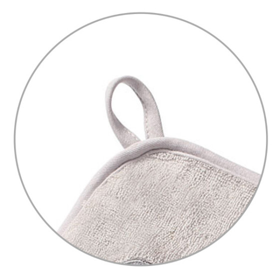 Babyono Okrycie kąpielowe dla dzieci ręcznik bambus 100x100cm