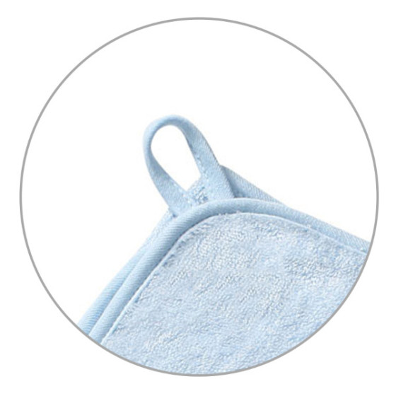 Babyono Okrycie kąpielowe dla dzieci ręcznik bambus 100x100cm