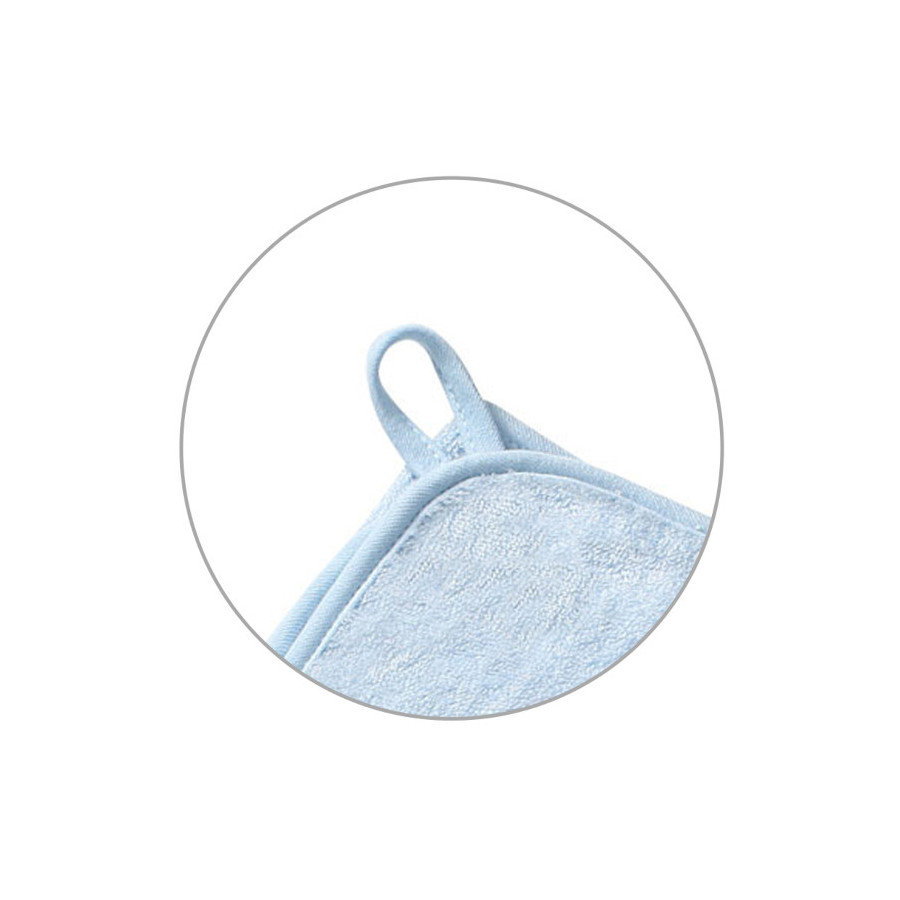 Babyono Okrycie kąpielowe dla dzieci ręcznik bambus 100x100cm