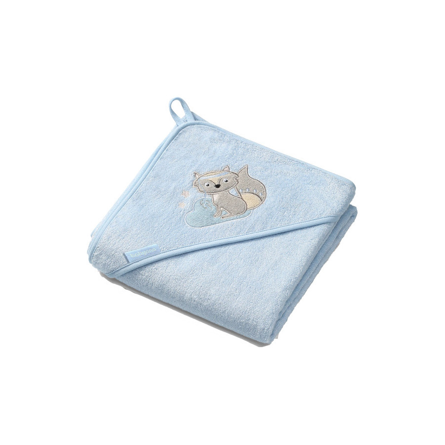 Babyono Okrycie kąpielowe dla dzieci ręcznik bambus 100x100cm
