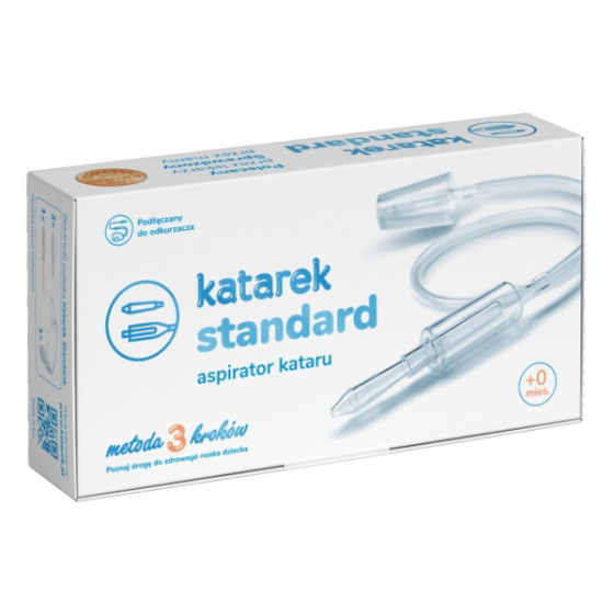 Katarek Standard aspirator do nosa dla niemowląt i dzieci do odkurzacza