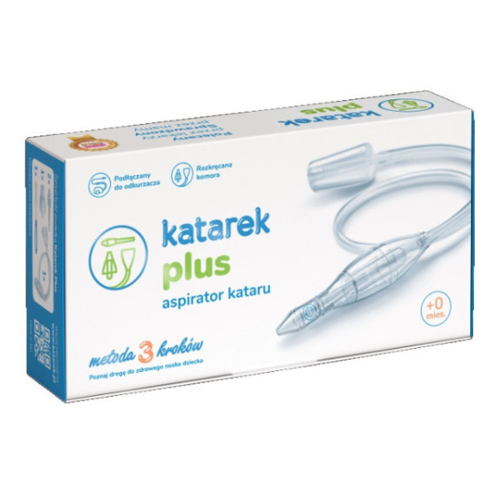 Katarek Plus aspirator do nosa dla niemowląt i dzieci do odkurzacza