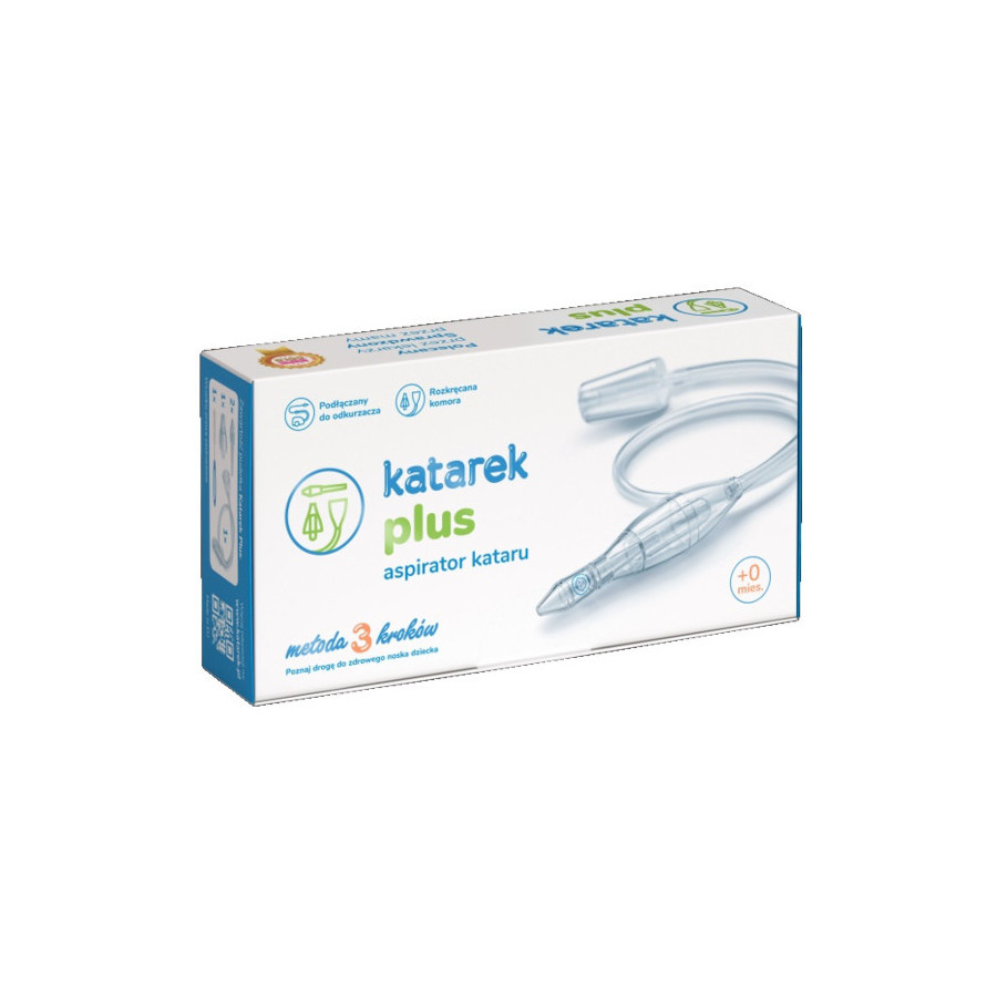 Katarek Plus aspirator do nosa dla niemowląt i dzieci do odkurzacza
