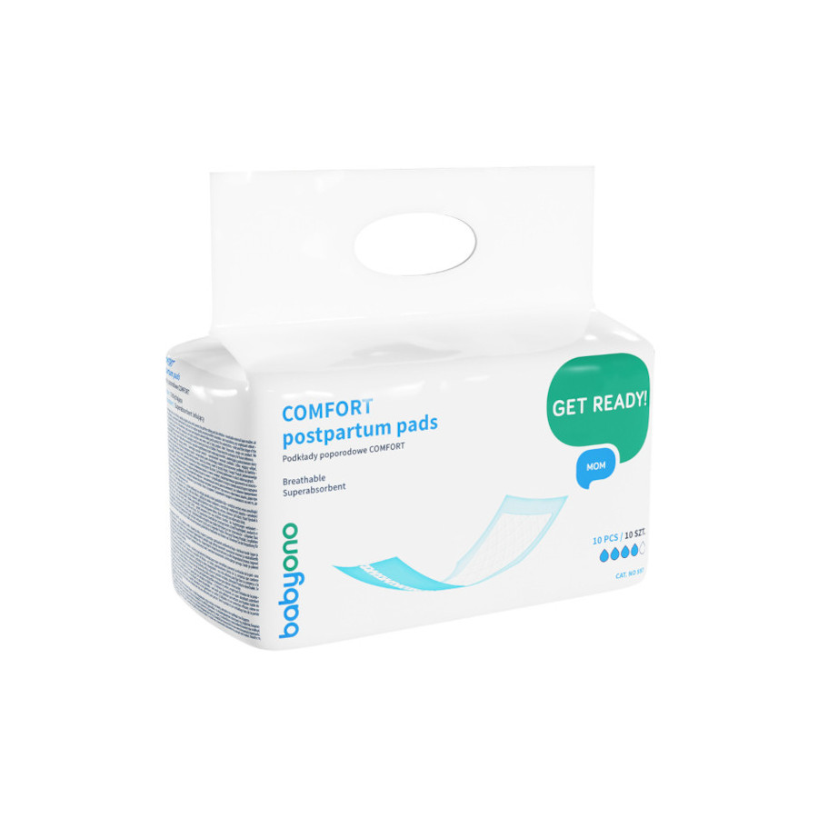 Babyono Podkłady poporodowe Comfort 10 sztuk