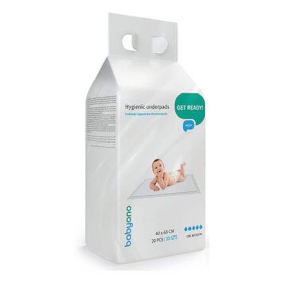 Babyono Podkłady do przewijania 40x60cm higieniczne 20 sztuk