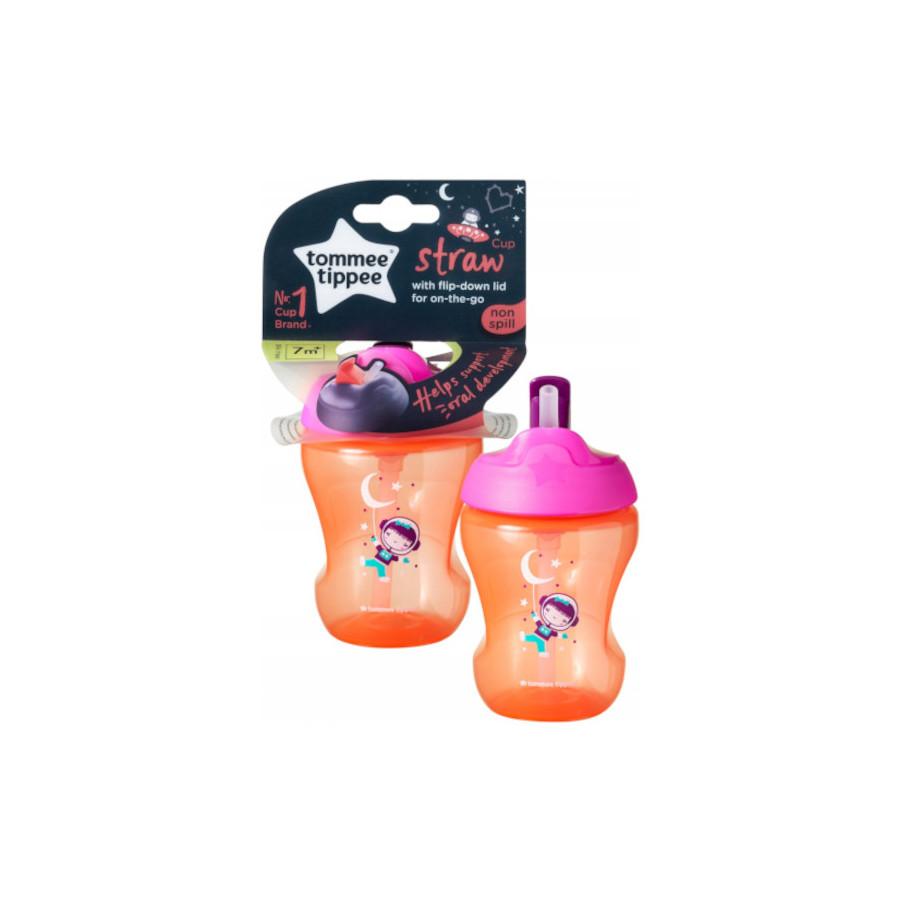 Tommee Tippee Kubek do picia ze słomką i uchwytem 230 ml