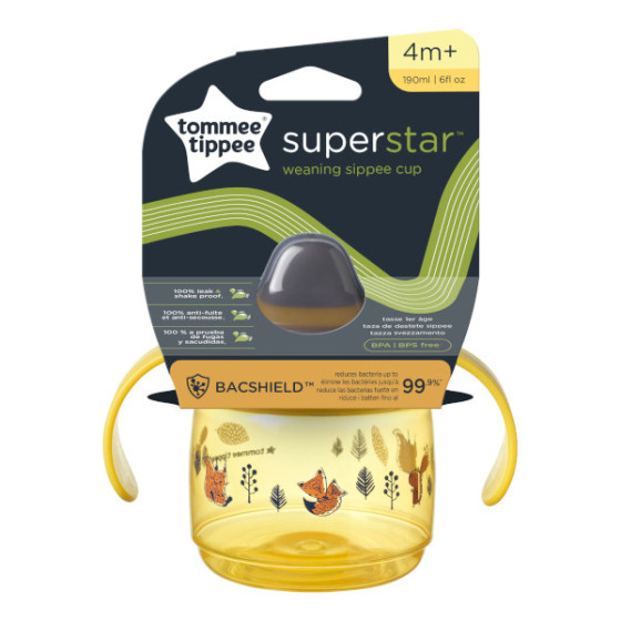 Tommee Tippee Kubek Niekapek z uchwytem Superstar 190 ml