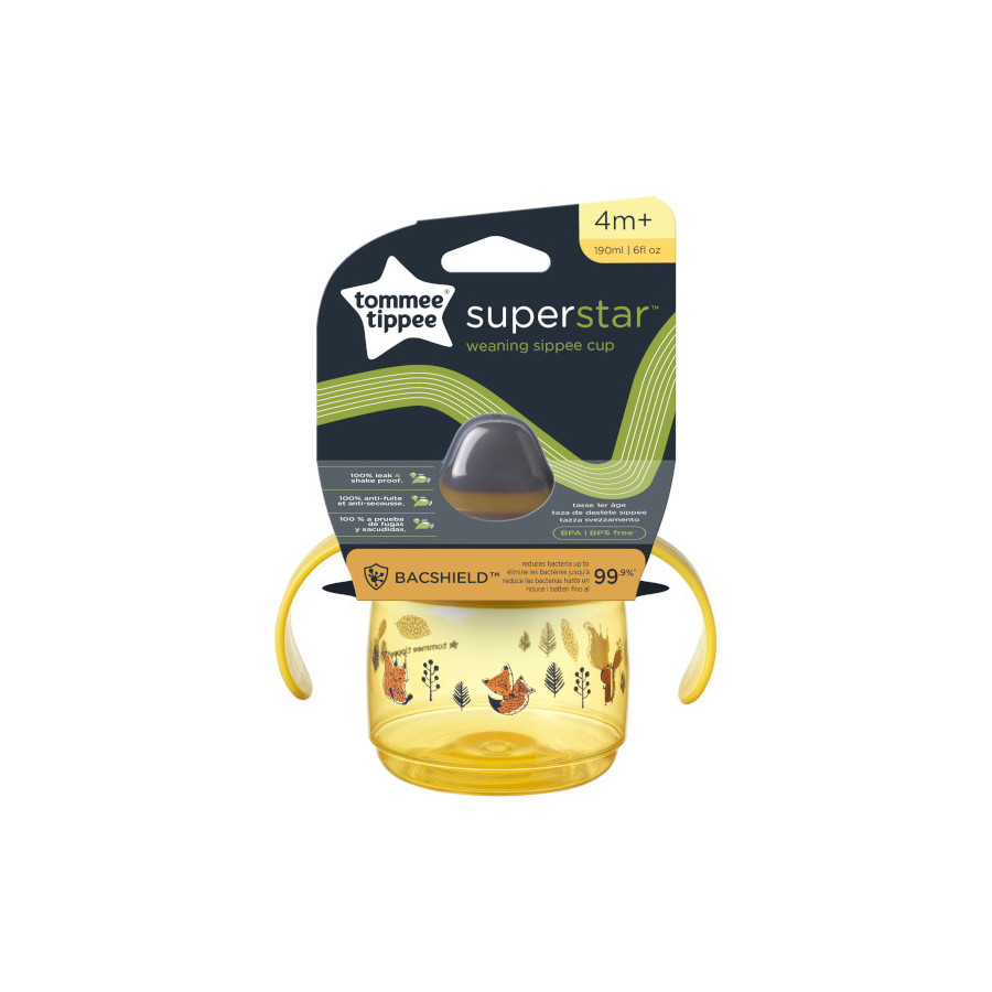 Tommee Tippee Kubek Niekapek z uchwytem Superstar 190 ml
