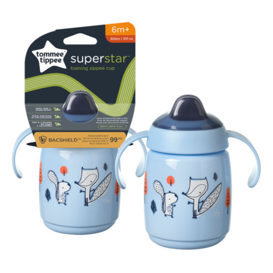 Tommee Tippee Kubek Niekapek z uchwytem Superstar 300 ml