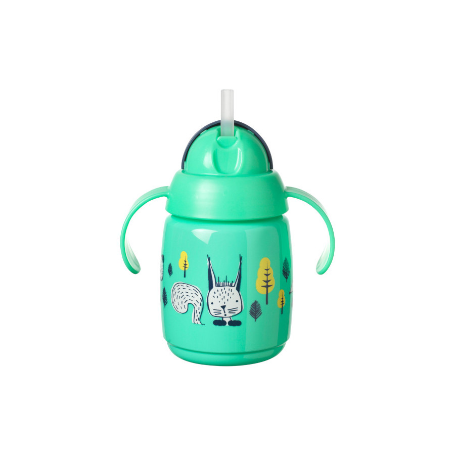 Tommee Tippee Kubek z obciążoną słomką i uchwytem Superstar 300 ml