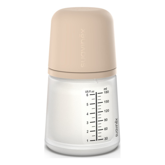 Suavinex Butelka ZERO ZERO 180ml 0M+ A i smoczek uspokajający -2-2m