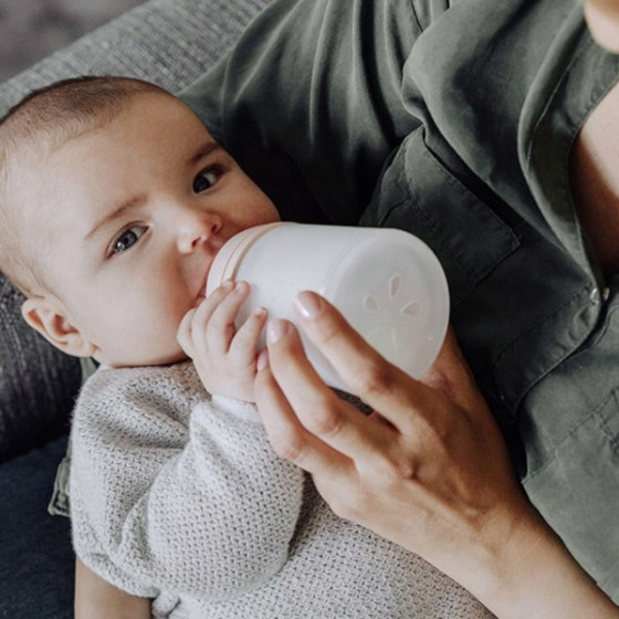 Suavinex Butelka ZERO ZERO antykolkowa 270ml smoczek 3m+ M