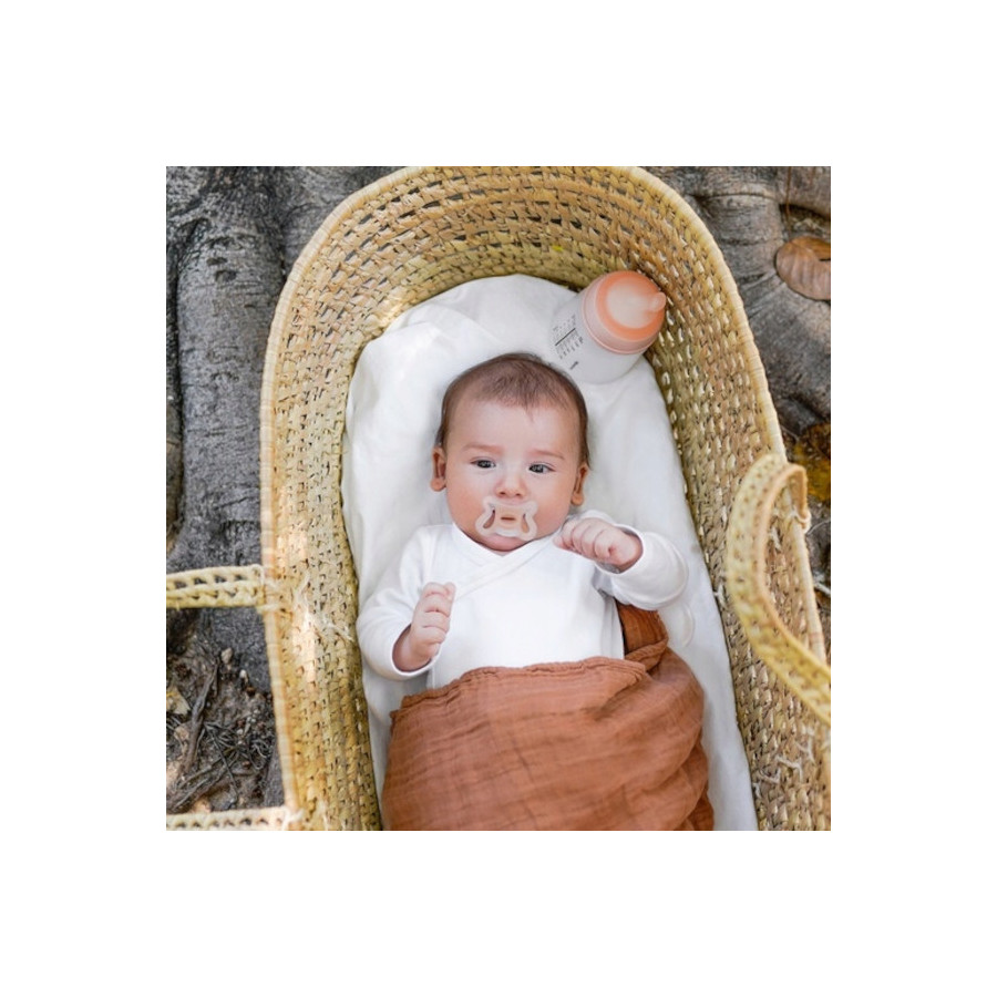 Suavinex Butelka ZERO ZERO antykolkowa 180ml smoczek 0m+ S