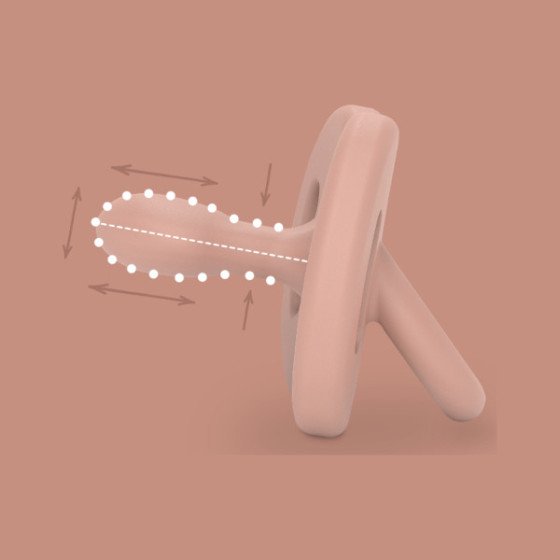 Suavinex Smoczek Silikonowy SX Pro Colour Essence 6-18m+ fizjologiczny