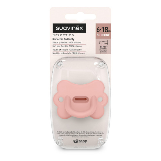 Suavinex Smoczek Silikonowy SX Pro Colour Essence 6-18m+ fizjologiczny