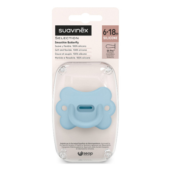 Suavinex Smoczek Silikonowy SX Pro Colour Essence 6-18m+ fizjologiczny